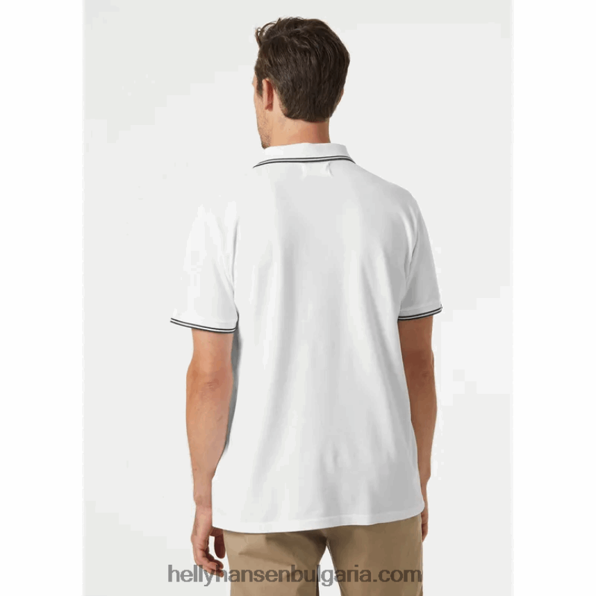 мъже мъжко поло genova 80V22D997 светло син Helly-Hansen