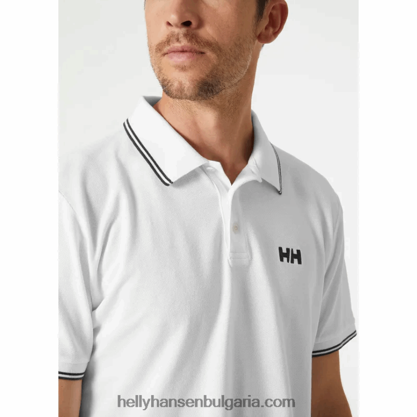 мъже мъжко поло genova 80V22D997 светло син Helly-Hansen