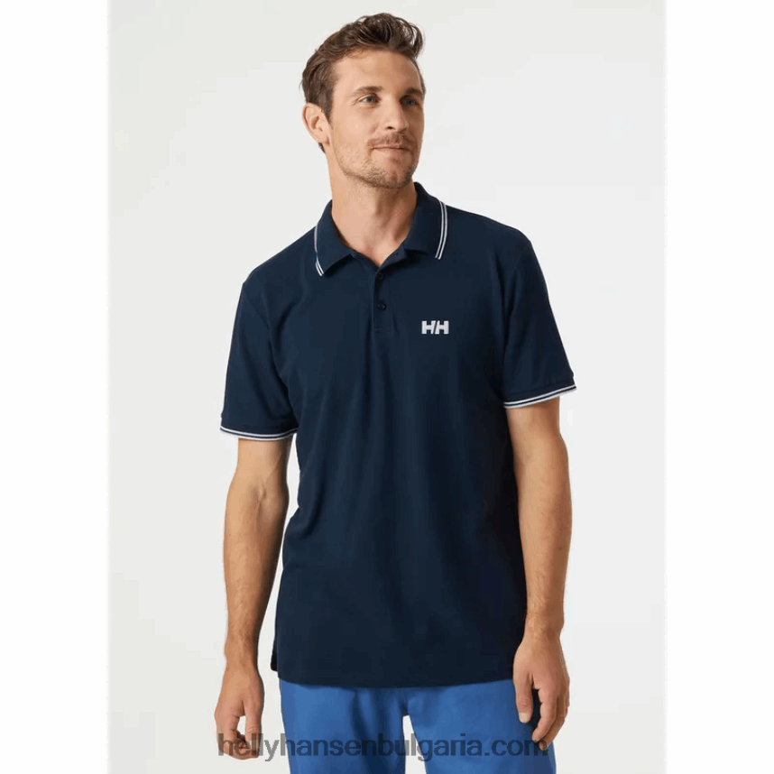 мъже мъжко поло genova 80V22D999 червен Helly-Hansen