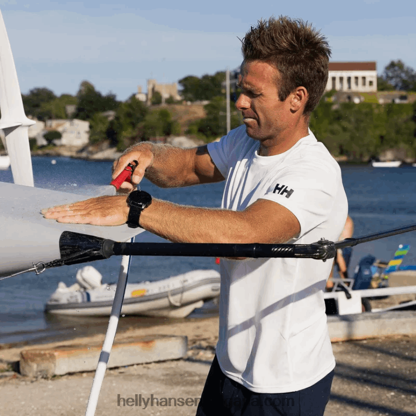 мъже мъжко слънцезащитно горнище hp 80V22D1003 сива мъгла Helly-Hansen