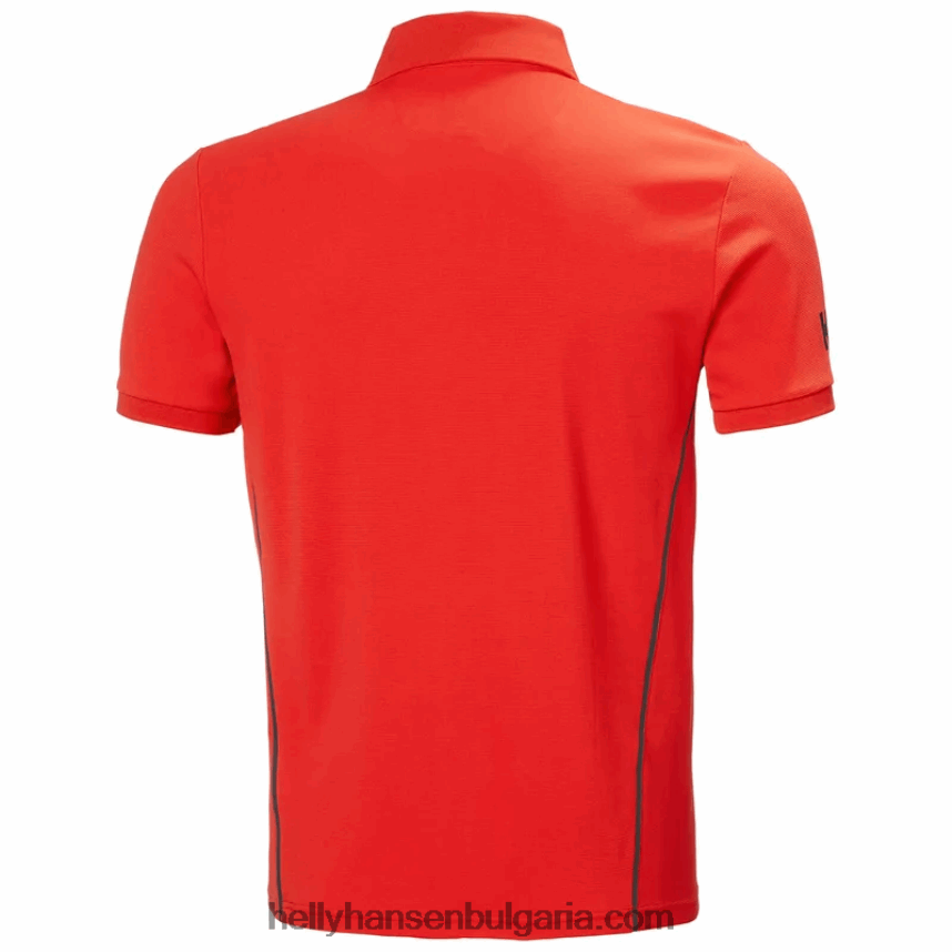 мъже мъжко бързосъхнещо поло hp racing 80V22D968 бяло Helly-Hansen