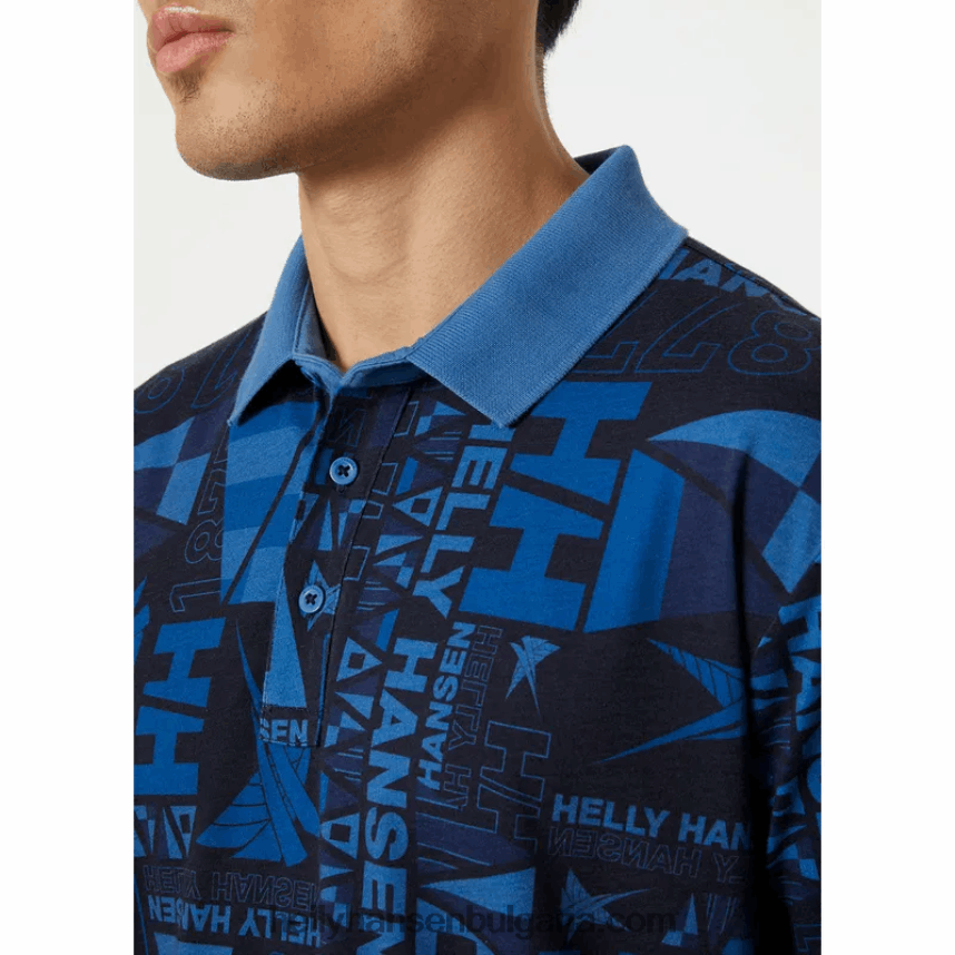 мъже мъжко поло newport 80V22D992 военноморски флот Helly-Hansen