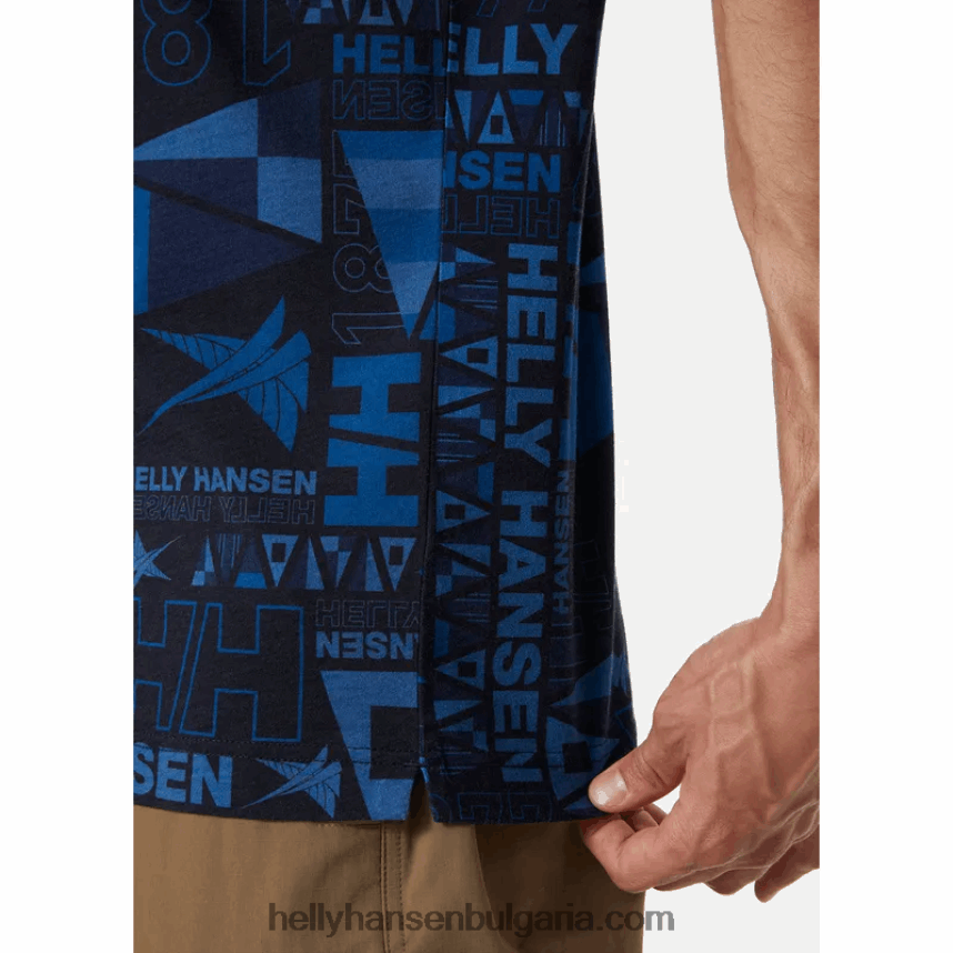 мъже мъжко поло newport 80V22D992 военноморски флот Helly-Hansen