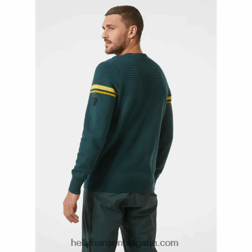 мъже мъжки карв плетен пуловер 80V22D813 абанос Helly-Hansen