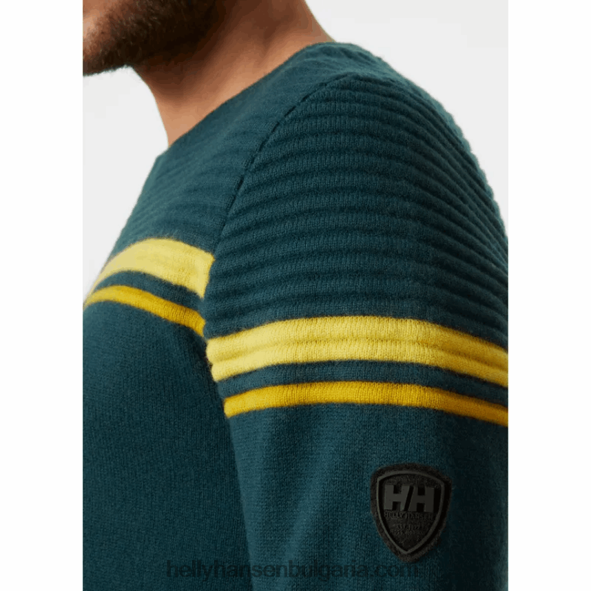 мъже мъжки карв плетен пуловер 80V22D813 абанос Helly-Hansen