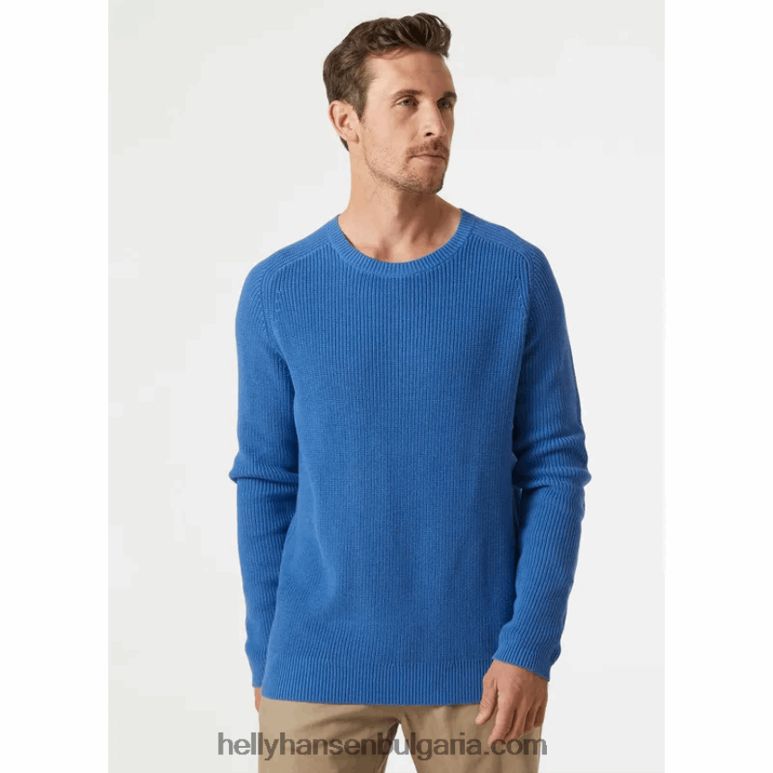 мъже мъжки пуловер в ребра 80V22D821 военноморски флот Helly-Hansen