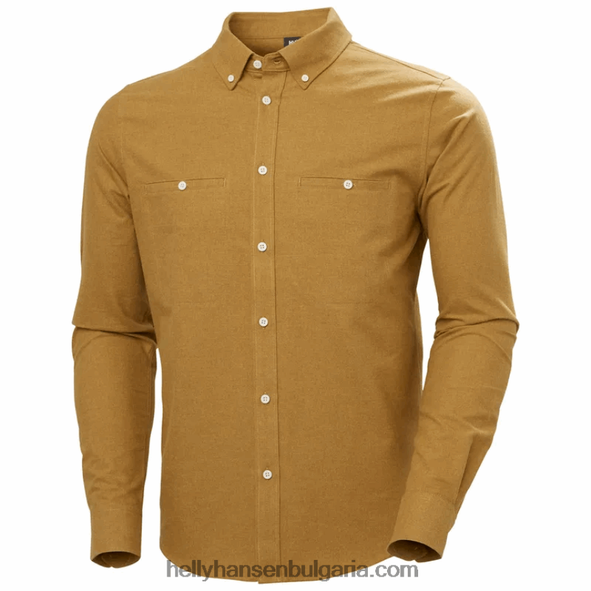 мъже мъжка фланелена риза от органичен памук 80V22D1012 кимион ског Helly-Hansen