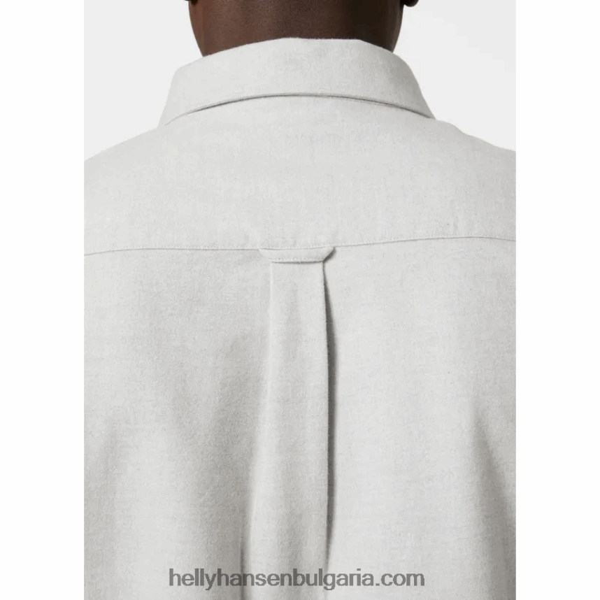 мъже мъжка фланелена риза от органичен памук 80V22D1013 кимион мелан Helly-Hansen