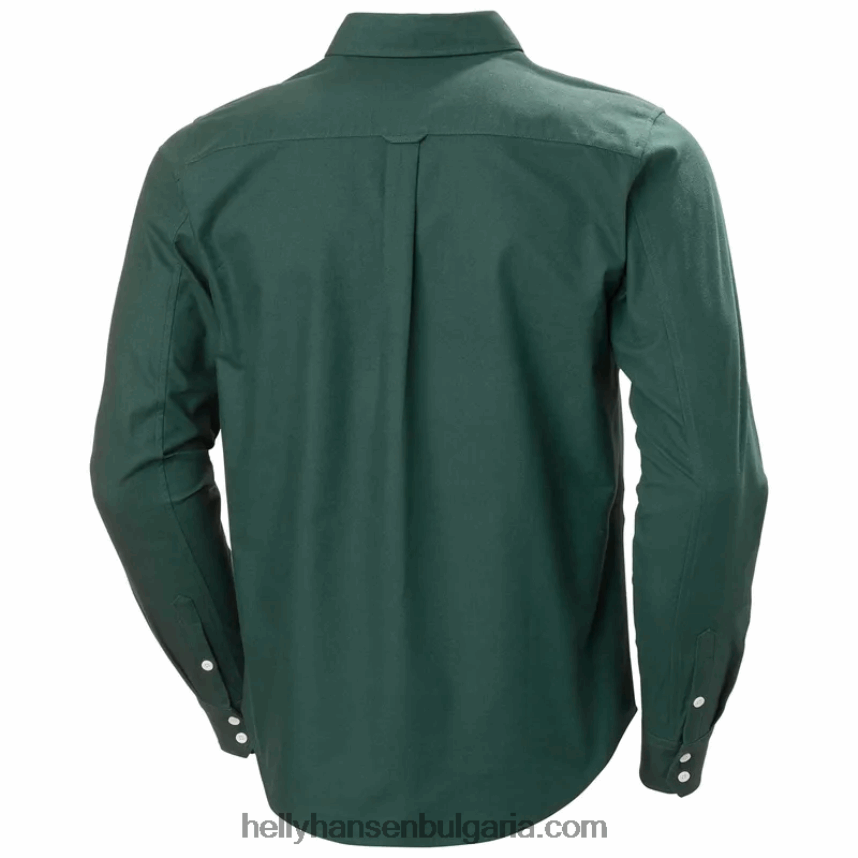 мъже мъжка фланелена риза от органичен памук 80V22D1014 меко сиво Helly-Hansen