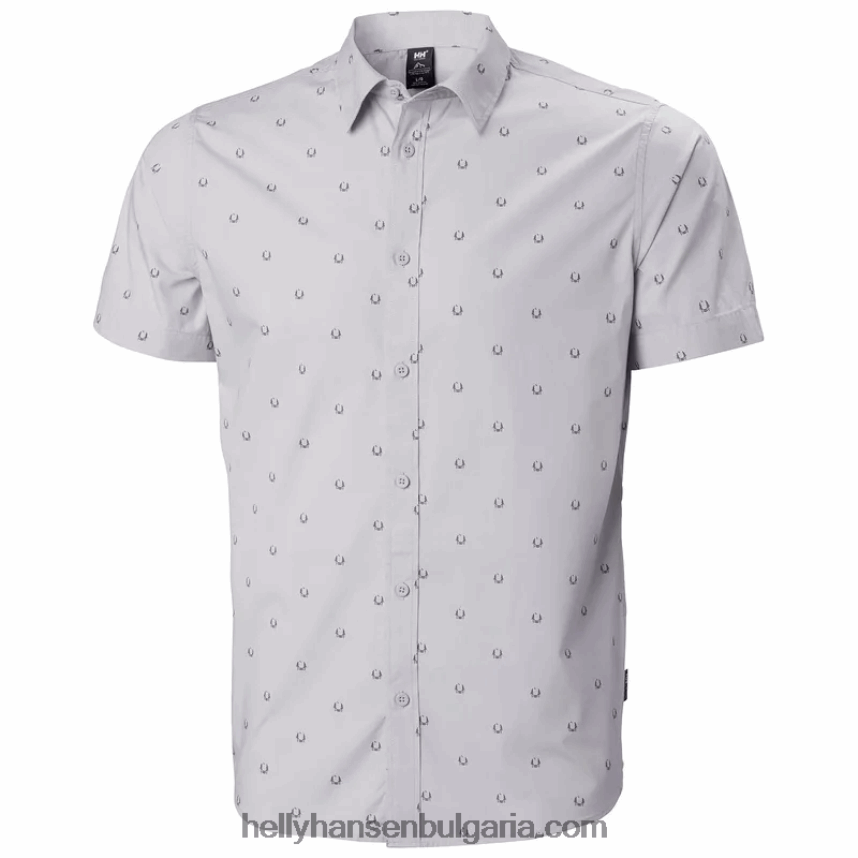 мъже мъжка риза с къс ръкав f2f 80V22D1024 нефритово дърво r Helly-Hansen