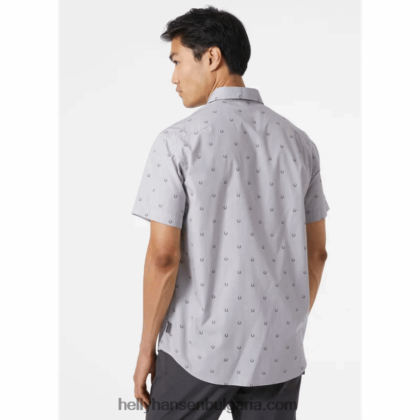 мъже мъжка риза с къс ръкав f2f 80V22D1024 нефритово дърво r Helly-Hansen