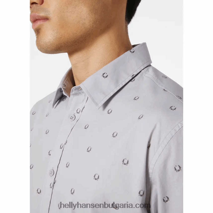 мъже мъжка риза с къс ръкав f2f 80V22D1024 нефритово дърво r Helly-Hansen