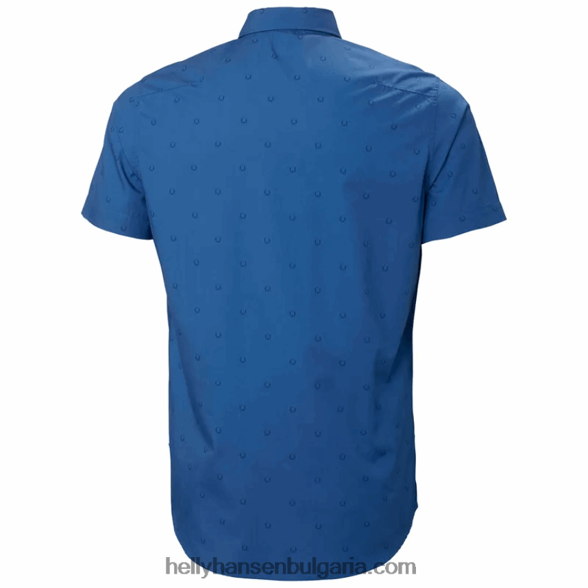 мъже мъжка риза с къс ръкав f2f 80V22D1025 сива мъгла ха Helly-Hansen