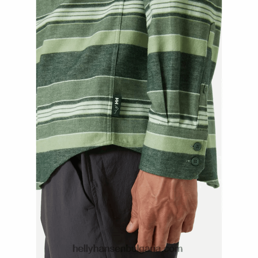 мъже мъжка органична фланелена риза lokka 80V22D1020 камъче плай Helly-Hansen
