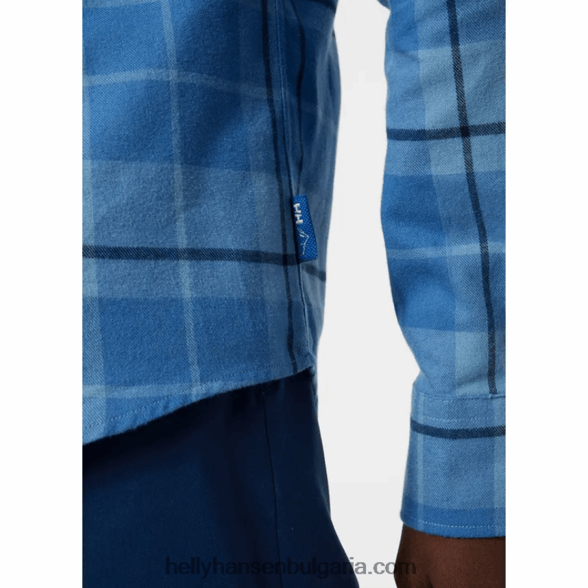 мъже мъжка органична фланелена риза lokka 80V22D1022 най-тъмен spr Helly-Hansen