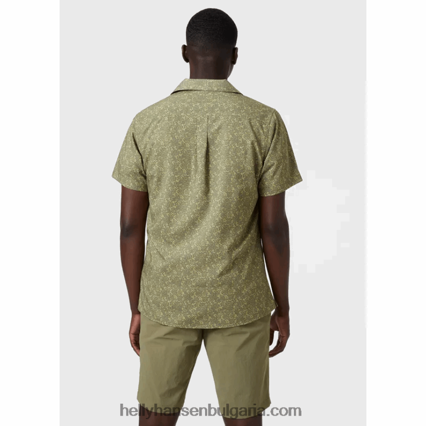 мъже мъжка рециклирана риза oya 80V22D1015 най-тъмен spr Helly-Hansen