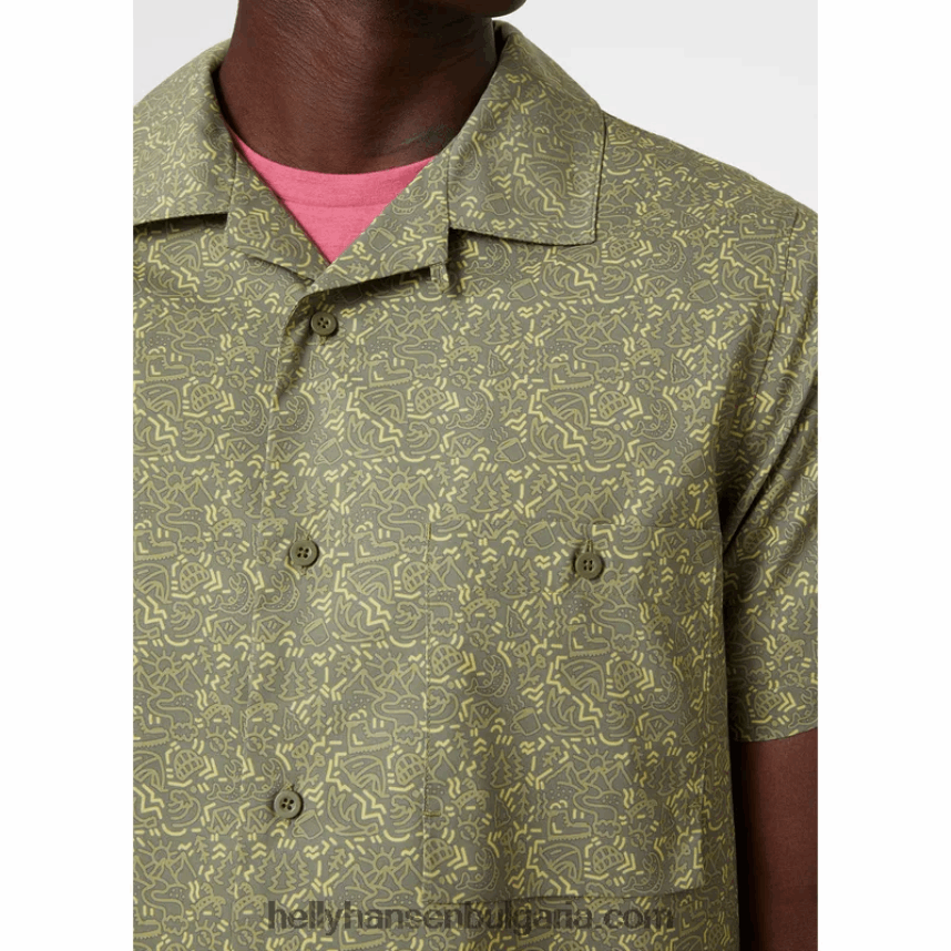 мъже мъжка рециклирана риза oya 80V22D1015 най-тъмен spr Helly-Hansen