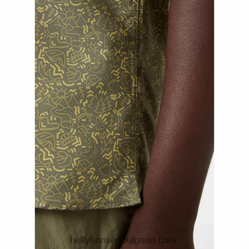 мъже мъжка рециклирана риза oya 80V22D1015 най-тъмен spr Helly-Hansen