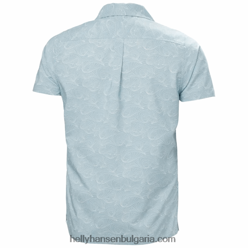 мъже мъжка рециклирана риза oya 80V22D1016 лав зелено h Helly-Hansen