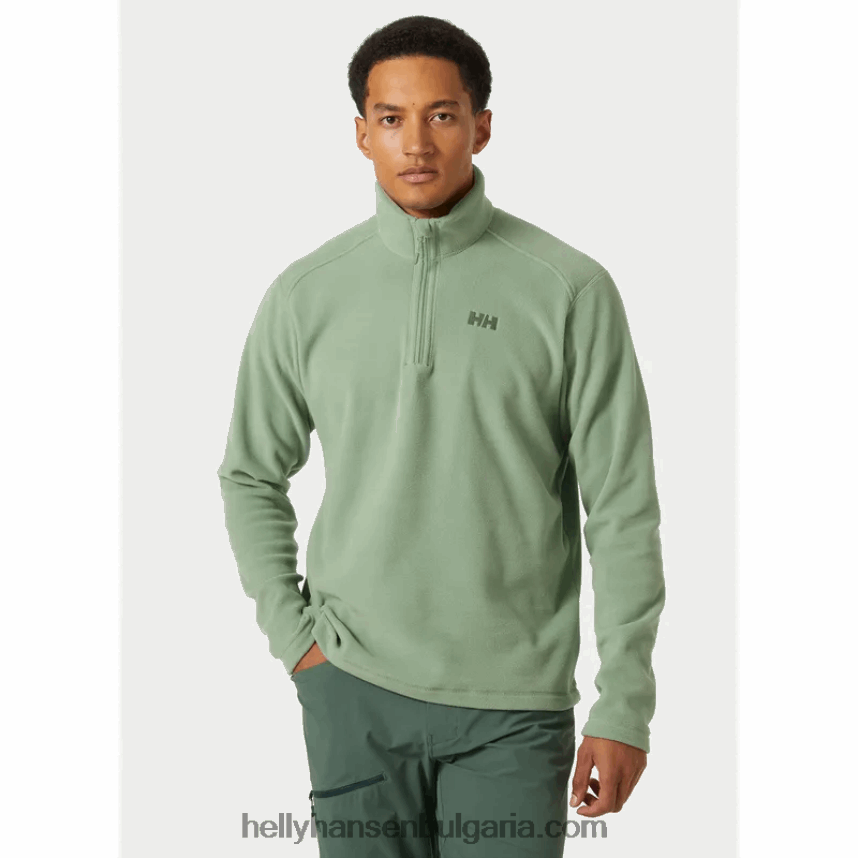 мъже мъжки поларен пуловер с 1/2 цип 80V22D477 медовина Helly-Hansen