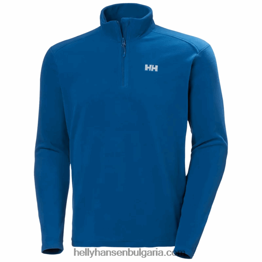 мъже мъжки поларен пуловер с 1/2 цип 80V22D480 азурит Helly-Hansen