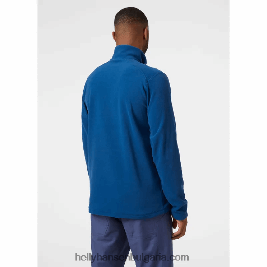 мъже мъжки поларен пуловер с 1/2 цип 80V22D480 азурит Helly-Hansen