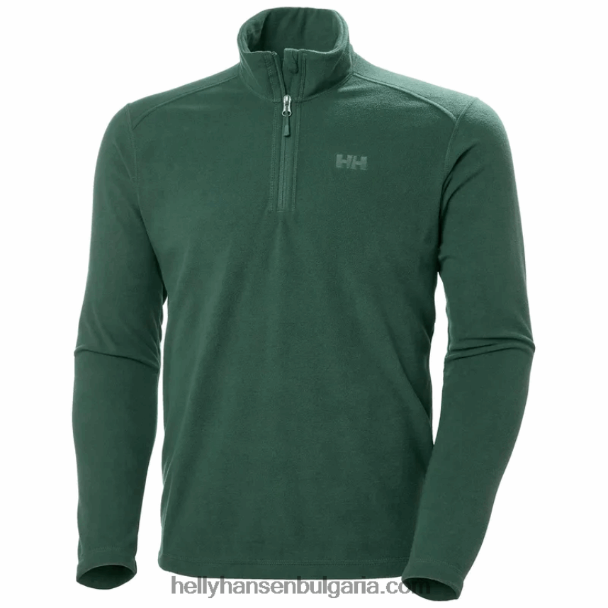 мъже мъжки поларен пуловер с 1/2 цип 80V22D481 дълбок фиорд Helly-Hansen