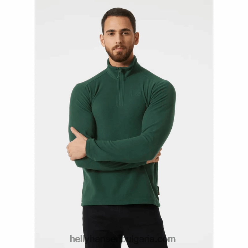 мъже мъжки поларен пуловер с 1/2 цип 80V22D481 дълбок фиорд Helly-Hansen