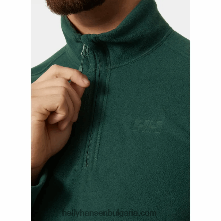 мъже мъжки поларен пуловер с 1/2 цип 80V22D481 дълбок фиорд Helly-Hansen