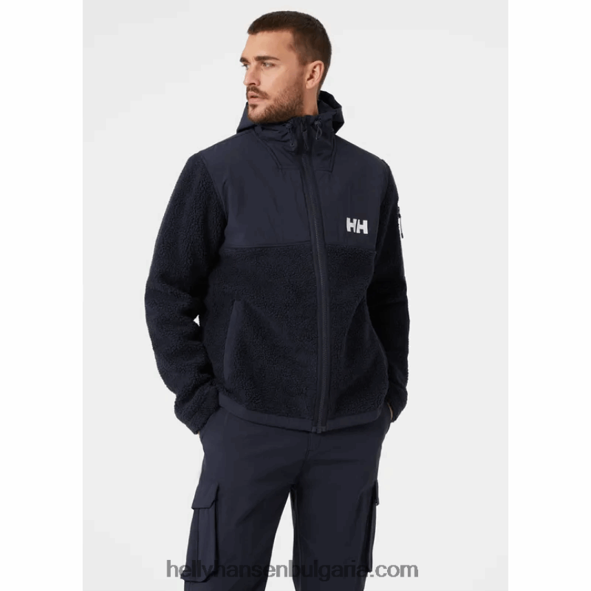 мъже мъжко патрулно поларено яке 80V22D512 черен Helly-Hansen