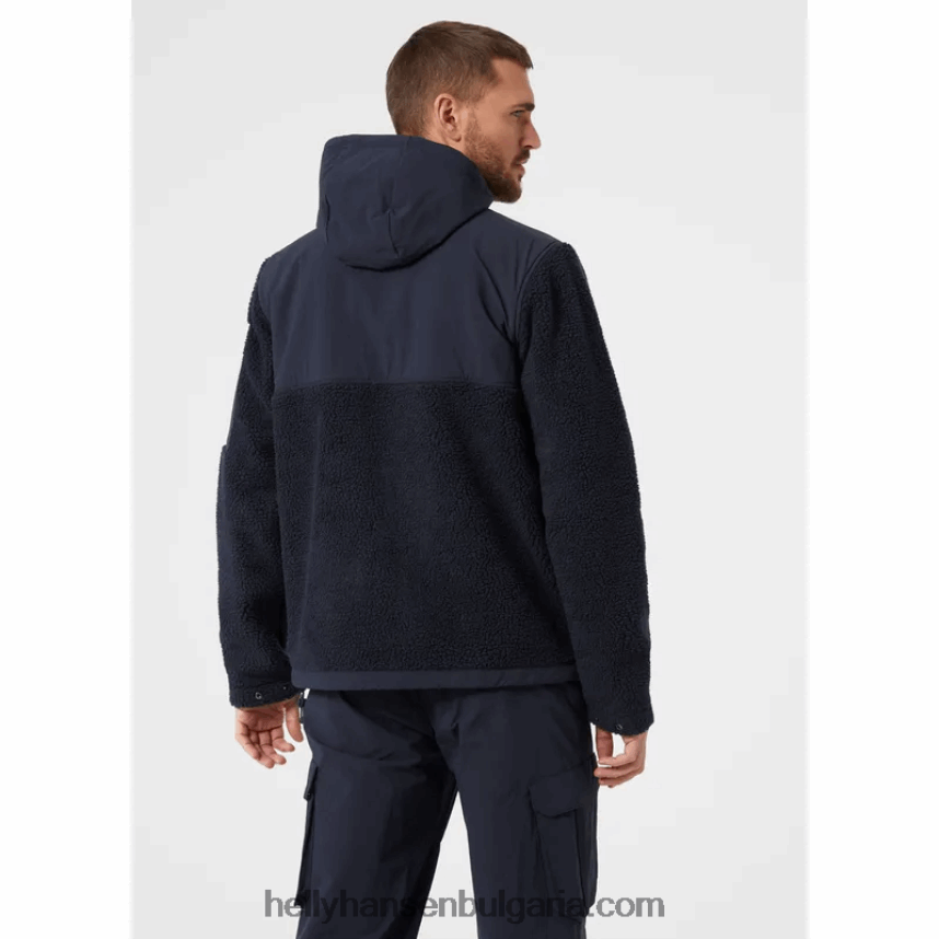 мъже мъжко патрулно поларено яке 80V22D512 черен Helly-Hansen