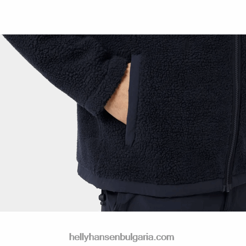 мъже мъжко патрулно поларено яке 80V22D512 черен Helly-Hansen