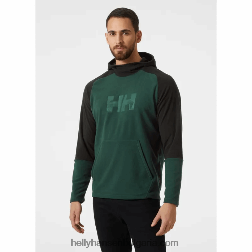 мъже мъжка качулка с лого Daybreaker 80V22D485 дълбок фиорд Helly-Hansen