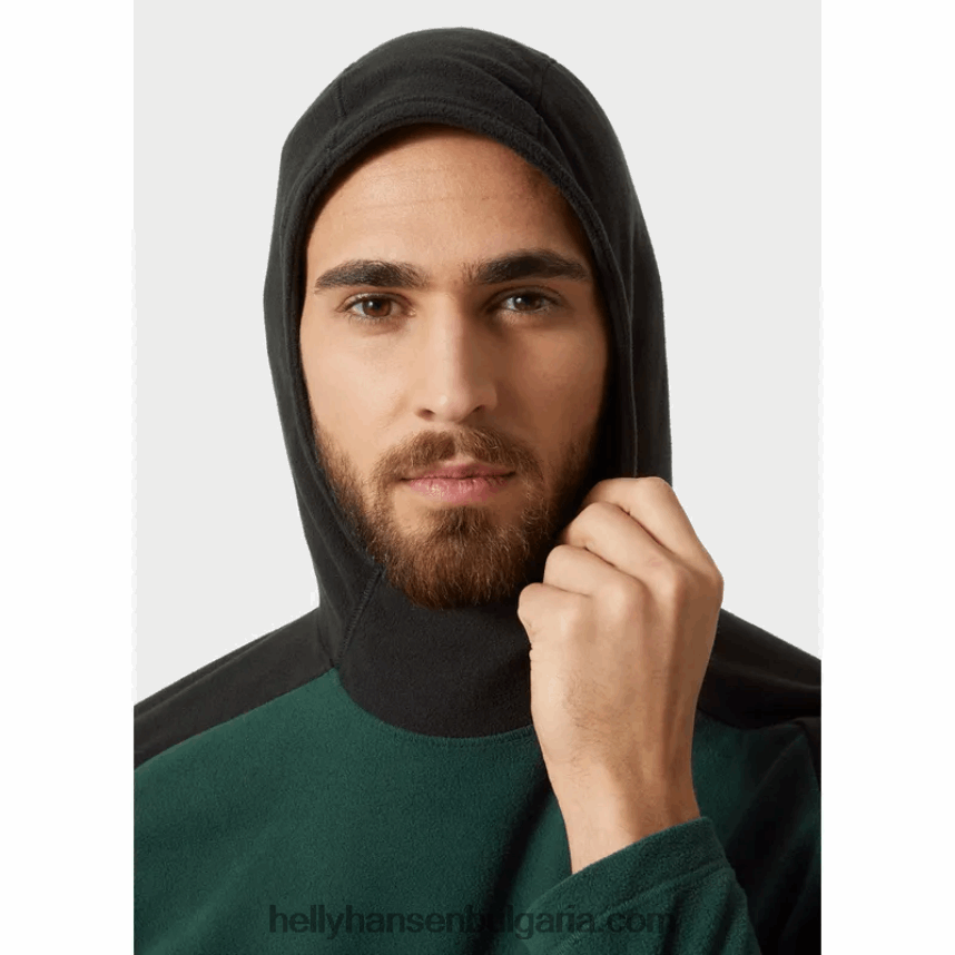 мъже мъжка качулка с лого Daybreaker 80V22D485 дълбок фиорд Helly-Hansen