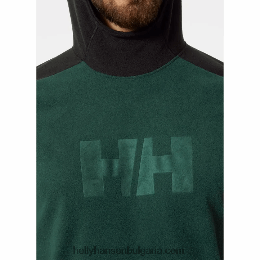 мъже мъжка качулка с лого Daybreaker 80V22D485 дълбок фиорд Helly-Hansen