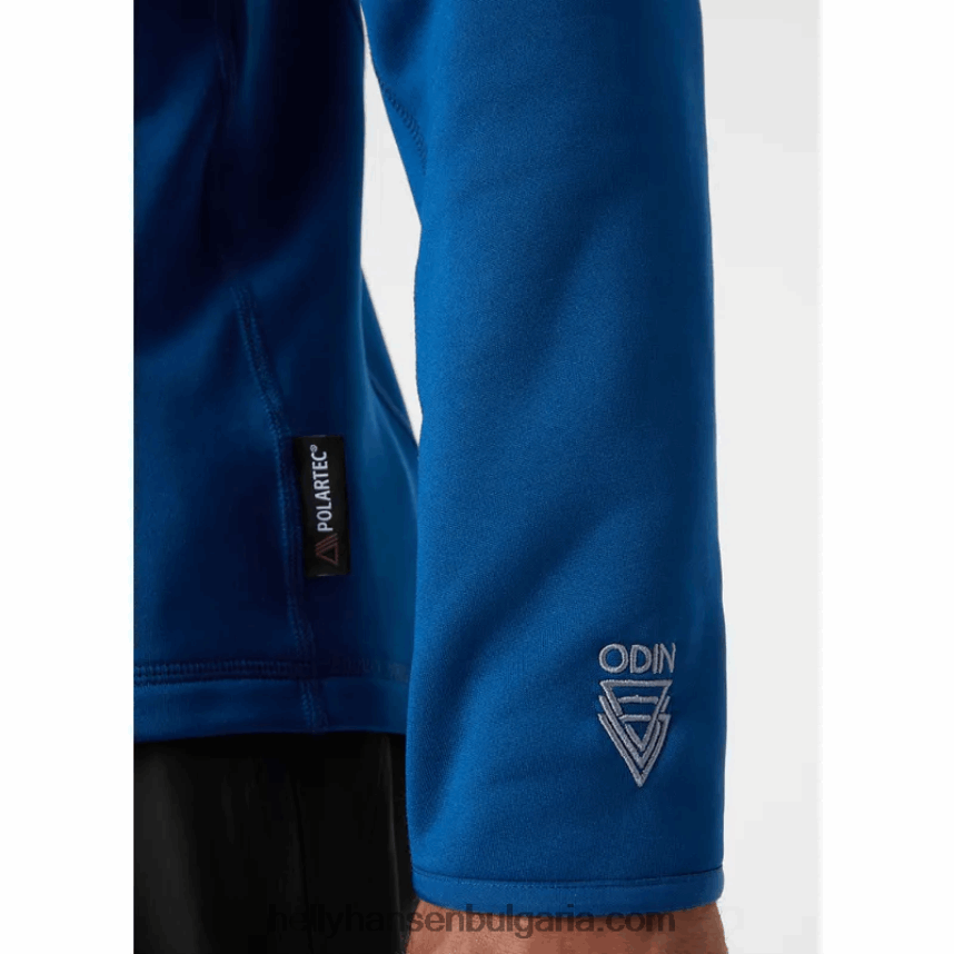 мъже мъжки пуловер Odin Power еластичен с половин цип 80V22D502 сняг Helly-Hansen