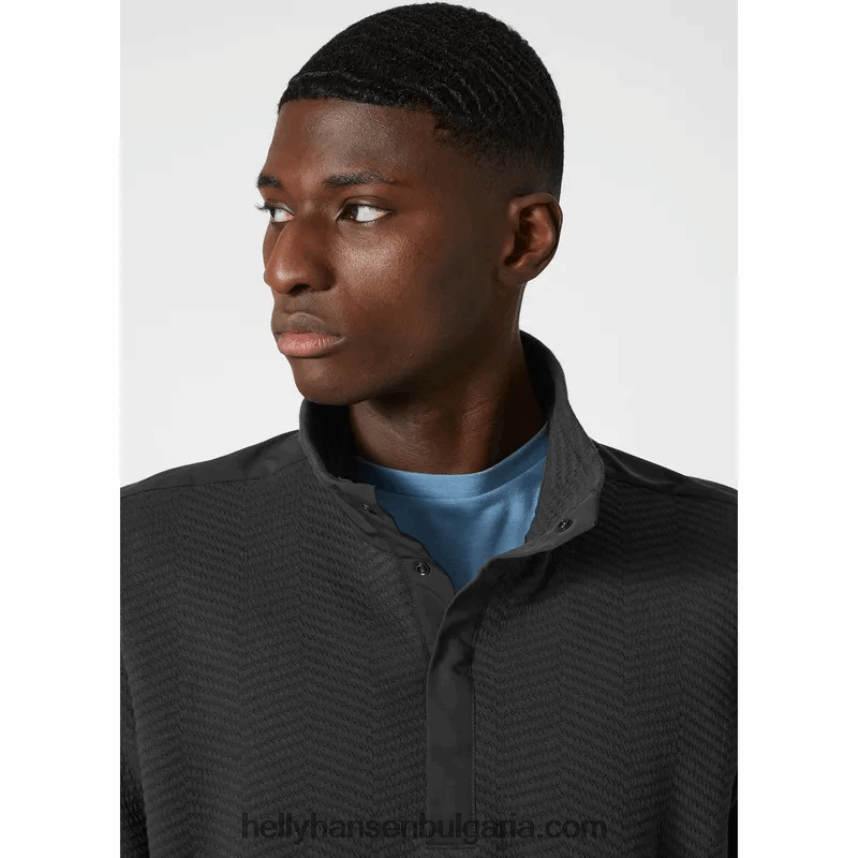 мъже мъжки пуловер lillo snap за открито 80V22D506 синя мъгла Helly-Hansen