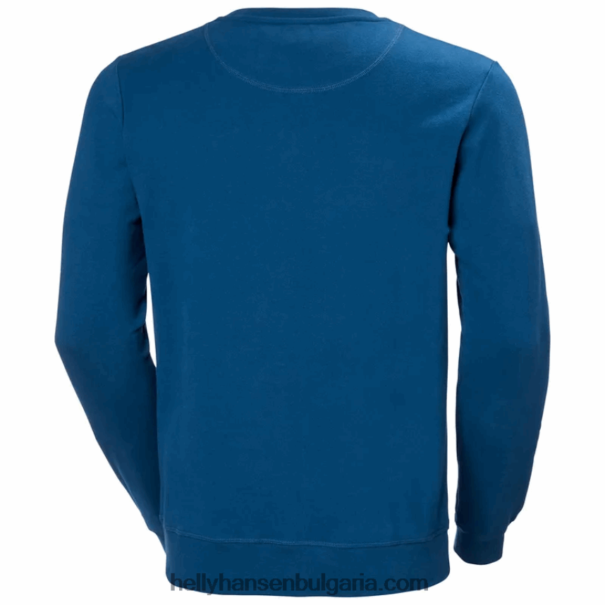 мъже мъжки суичър с лого hh crew 80V22D805 азурит Helly-Hansen