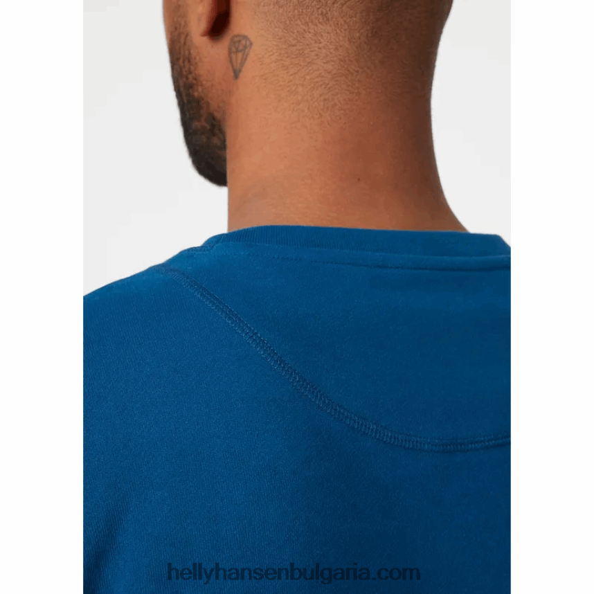 мъже мъжки суичър с лого hh crew 80V22D805 азурит Helly-Hansen