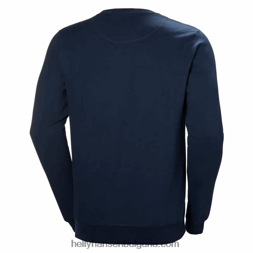 мъже мъжки суичър с лого hh crew 80V22D806 дълбок фиорд Helly-Hansen