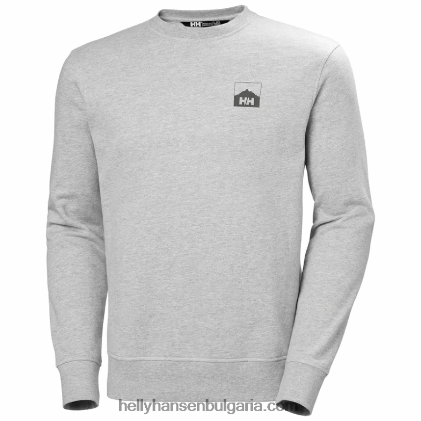 мъже мъжки суичър nord graphic crew 80V22D779 дълбок фиорд Helly-Hansen