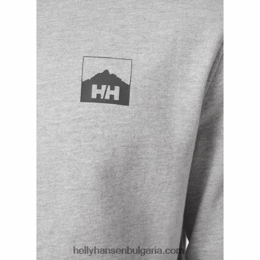 мъже мъжки суичър nord graphic crew 80V22D779 дълбок фиорд Helly-Hansen