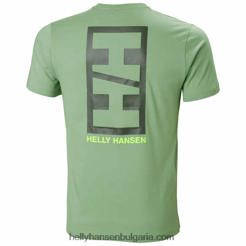 мъже мъжка тениска с основни графики 80V22D949 черен Helly-Hansen