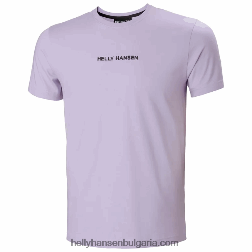 мъже мъжка тениска с основни графики 80V22D950 нефрит Helly-Hansen