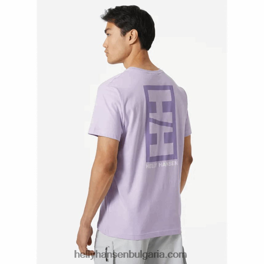 мъже мъжка тениска с основни графики 80V22D950 нефрит Helly-Hansen