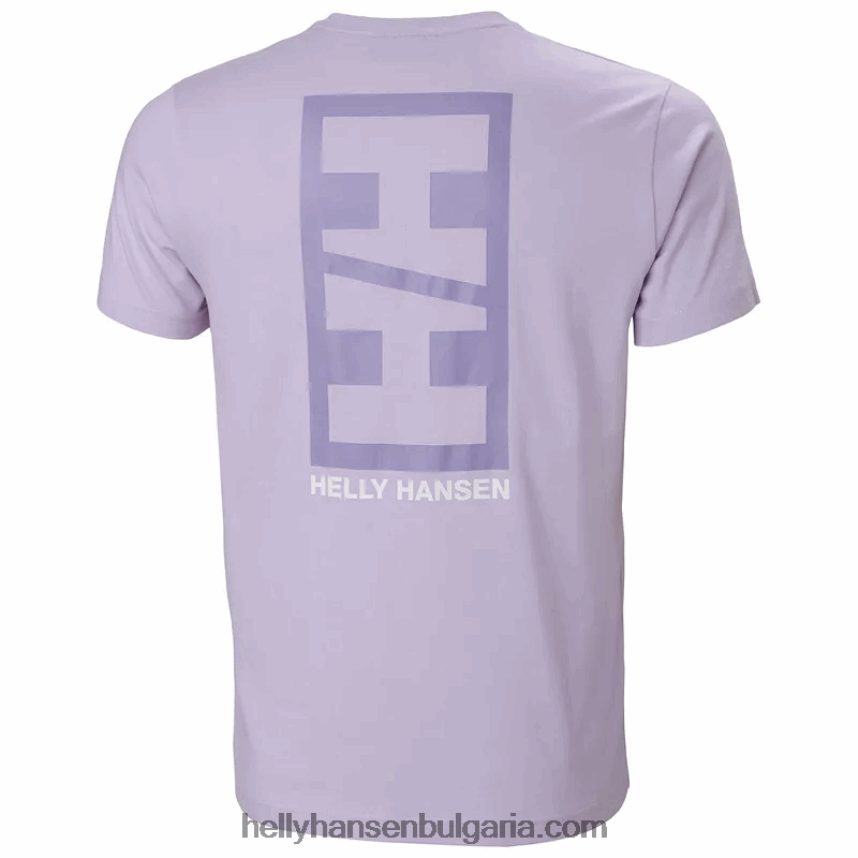 мъже мъжка тениска с основни графики 80V22D950 нефрит Helly-Hansen