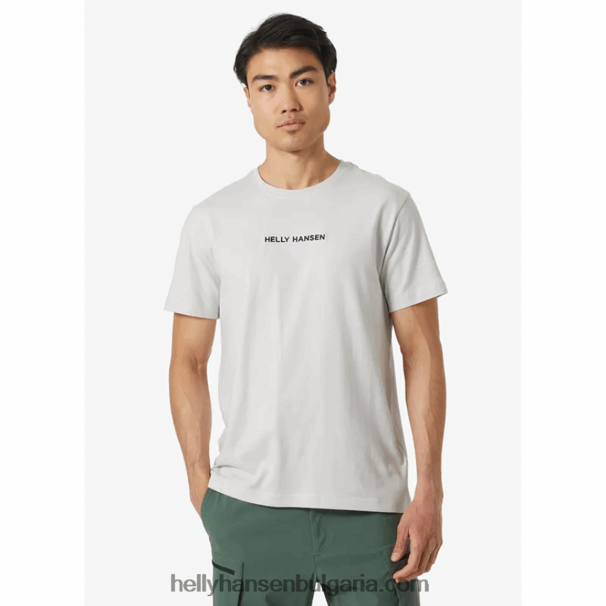 мъже мъжка тениска с основни графики 80V22D951 лилатех Helly-Hansen