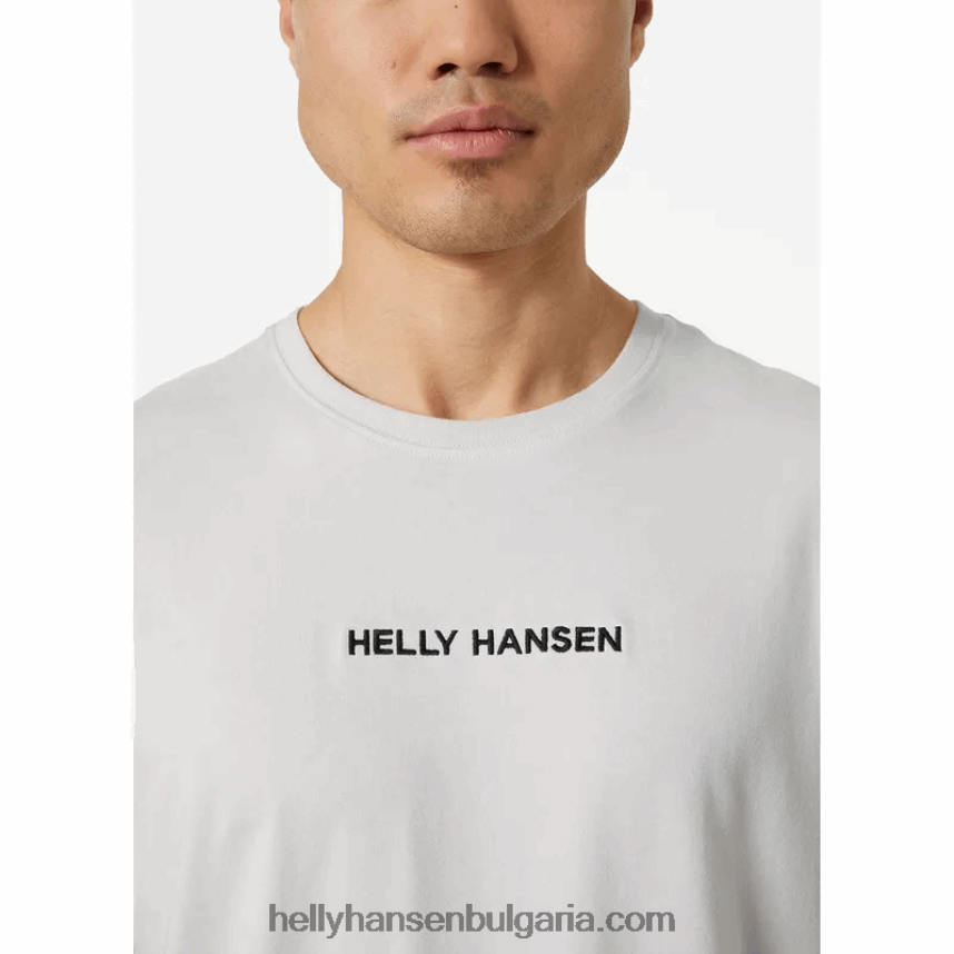 мъже мъжка тениска с основни графики 80V22D951 лилатех Helly-Hansen