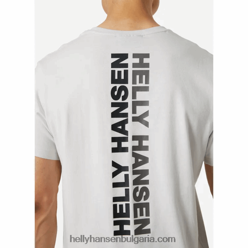 мъже мъжка тениска с основни графики 80V22D951 лилатех Helly-Hansen