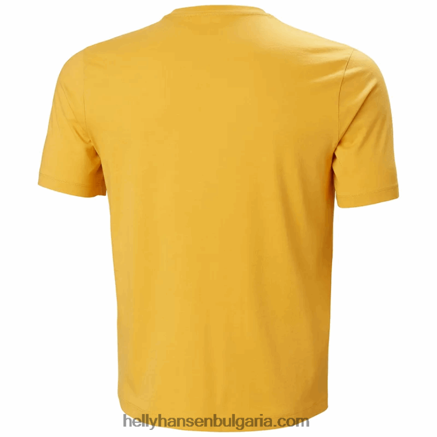 мъже f2f тениска от органичен памук 2.0 80V22D923 каньон Helly-Hansen